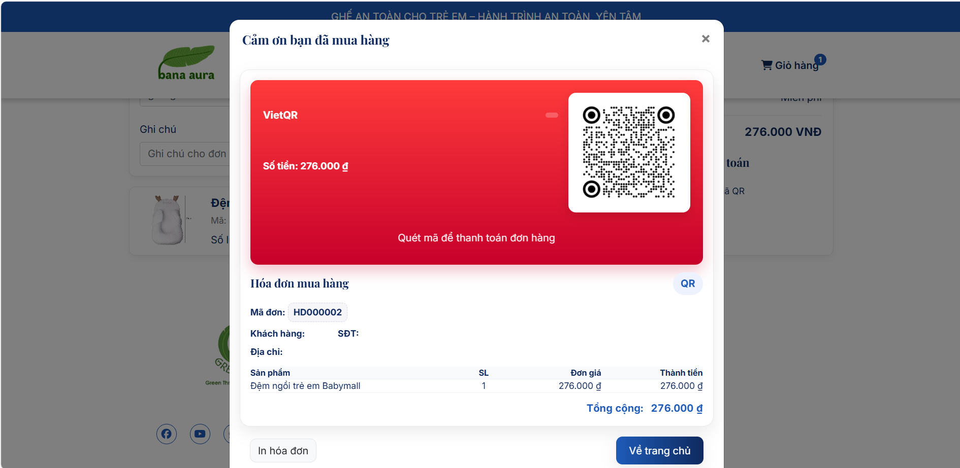 Chính sách bảo hành